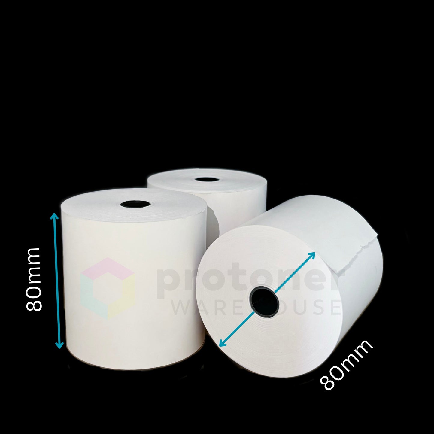 16 Rolls 80x80mm Thermal Paper Cash Register Receipt Roll