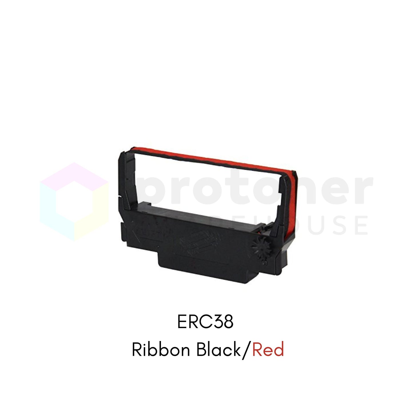 Compatible Epson ERC38 Black / Red Ribbon