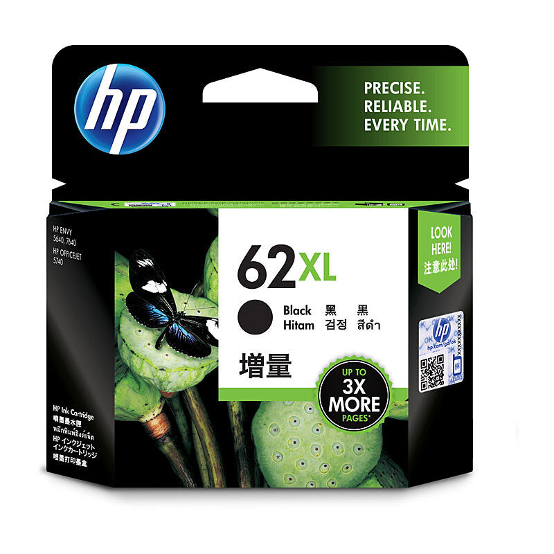 Genuine C2P05AA # 62XL Black Ink Cartridge