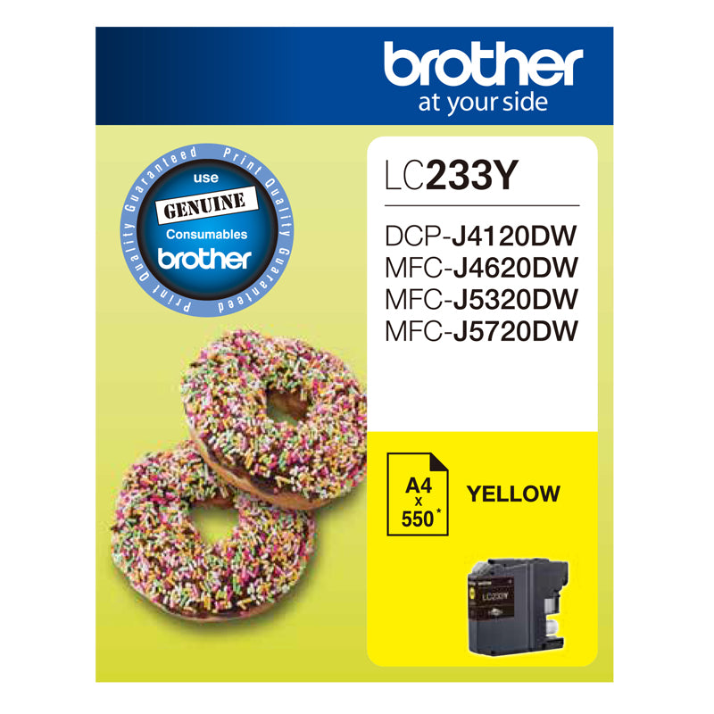 Genuine Brother LC233Y, Yellow