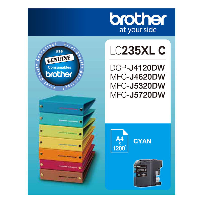 Genuine Brother LC235XLC, Cyan