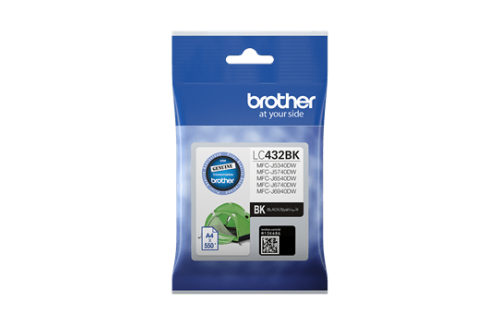 Brother LC432, LC-432 Genuine Ink Cartridge (4 Colours Available) - Standard Yield