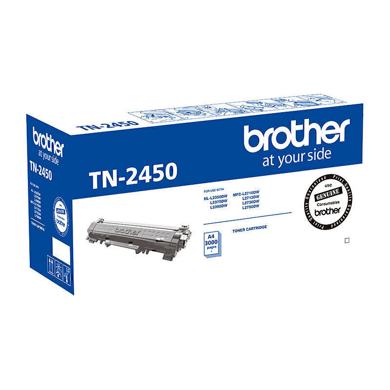 Genuine Brother TN-2450, TN2450 (High Yield) 3k
