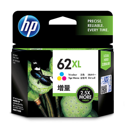 Genuine C2P07AA # 62XL Color  Ink Cartridge