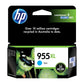 Genuine HP LOS63AA # 955XL Cyan Ink Cartridge