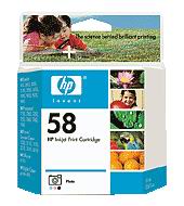 Genuine Hewlett Packard c6658AN (# 58) Ink Cartridge