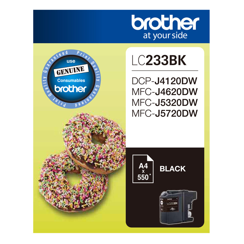 Genuine Brother LC233B, Black