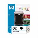 Genuine Hewlett Packard C8721WA (# 02) BK Ink Cartridge