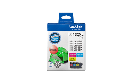 Brother LC432XL, LC-432XL Genuine Ink Cartridge (4 Colours Available) - High Yield