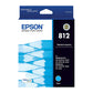 Epson 812 Genuine Ink Cartridge (4 Colours Available) - Standard Yield